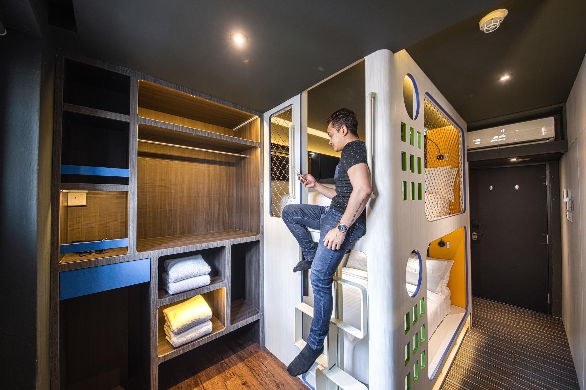 סינגפור Cube Family Boutique Capsule Hotel At Chinatown מראה חיצוני תמונה